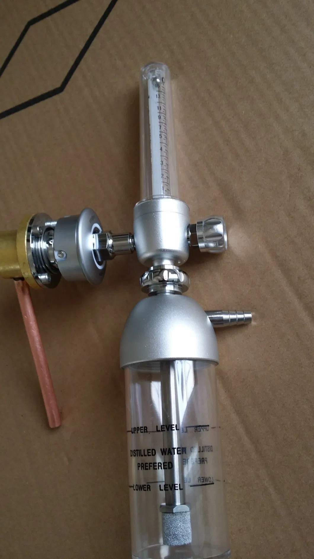Lw-Flm-4 Medical Oxygen Flowmeter with Humidifier Bottle