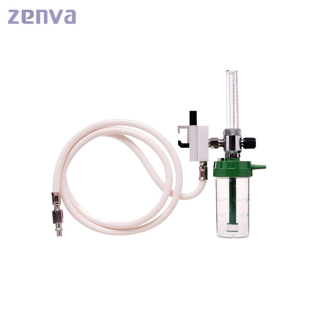 Flow Meter Hospital Oxygen Systems Wall Type Flow Meter with Humidifier Bottle