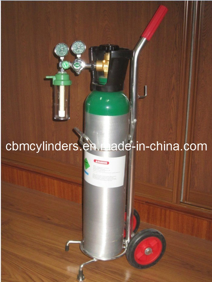 Portable Oxygen Cylinder Trolleys for Small Gas Cylinders