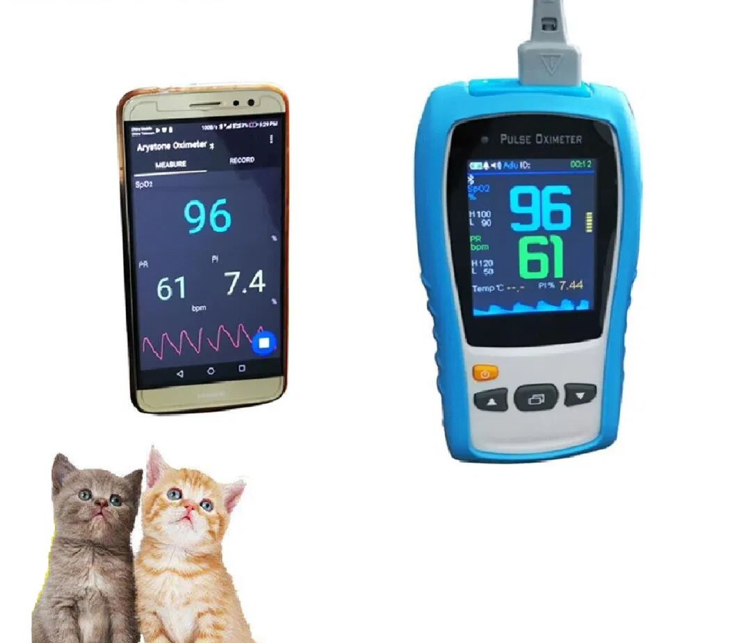 Digital Screen Fingertip Pulse Oximet Blood Oxygen Meter Measurements Pulse