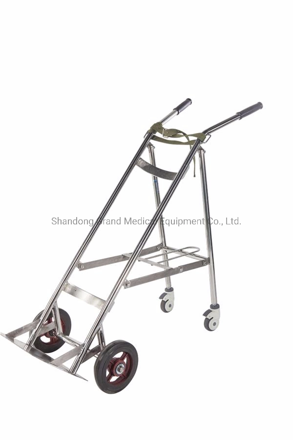 Manufacturer Price High Quality Oxygen Cylinder Cart Medical Gas Cylinder Cart for Hospital