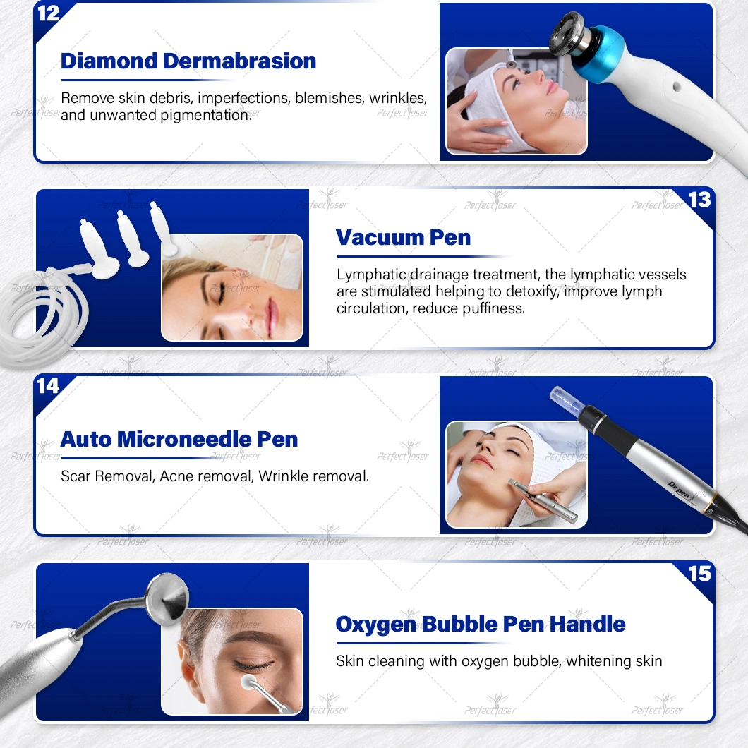 Safe Effective Oxygen Bubble Pen Ultrasound Shrink Pores Beauty Equipment