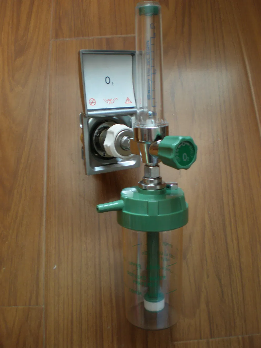 Lw-Flm-1 Oxygen Flowmeter with French Standard Afnor Probe and Humidifier Bottle