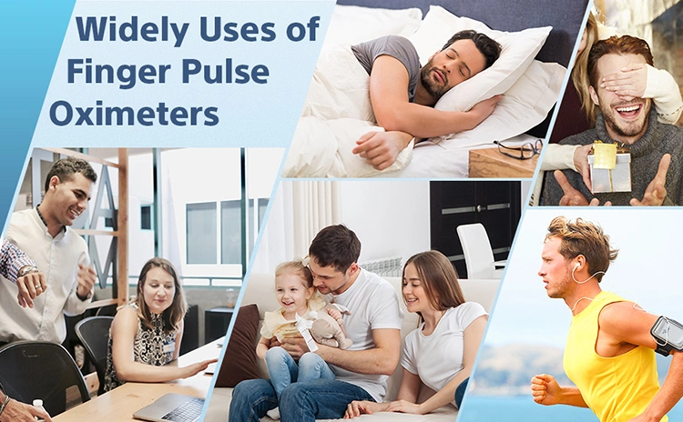 Berry Finger Pulse Oximeter Portable SpO2 Oxygen Saturation Heart Rate Meter FDA CE