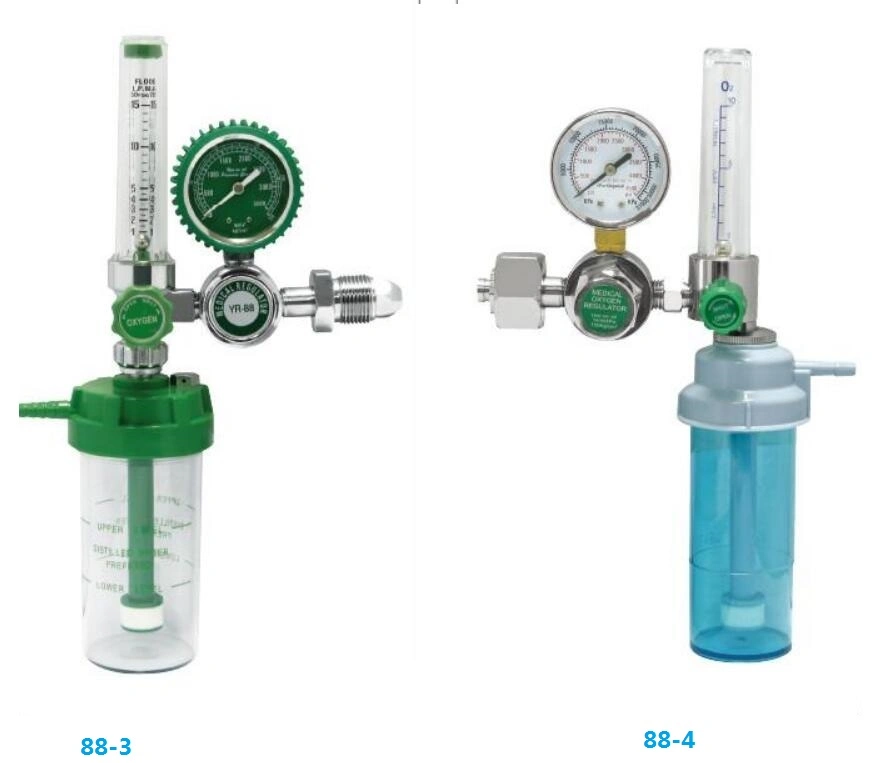 Hospital Medical Oxygen Gas Flow Meter Buoy Type Oxygen Inhaler
