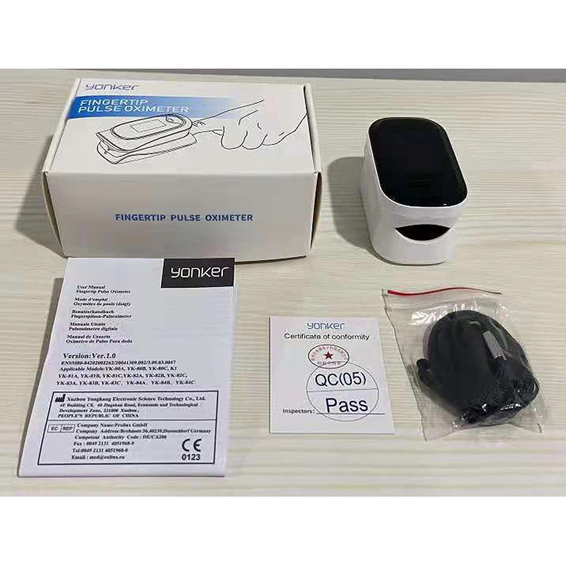 OLED Digital Rechargeable Saturometro Medical Fingertip Blood Monitor Oximeter