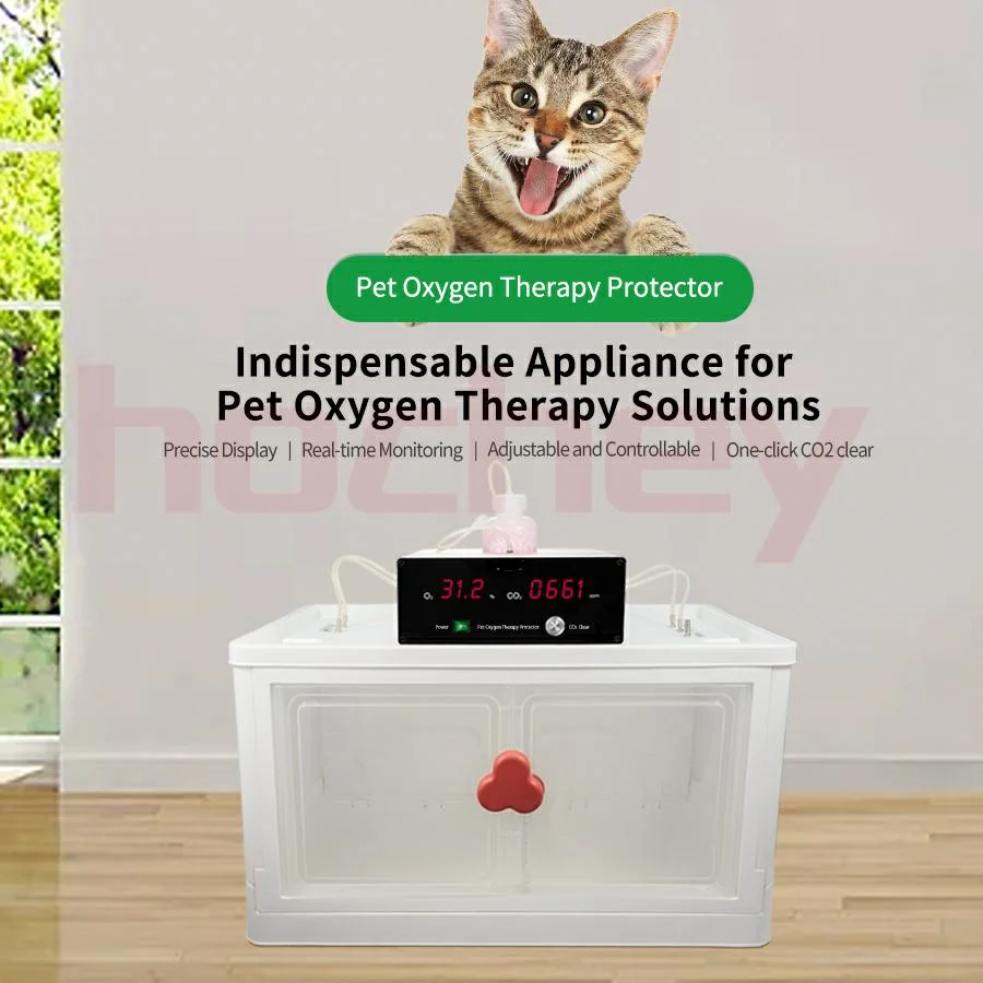 Mt Medical Pet Oxygen Therapy Protector for Kitten Puppy Oxygen Inhalation Box Accessory Use Pet Oxygen Therapy Monitor