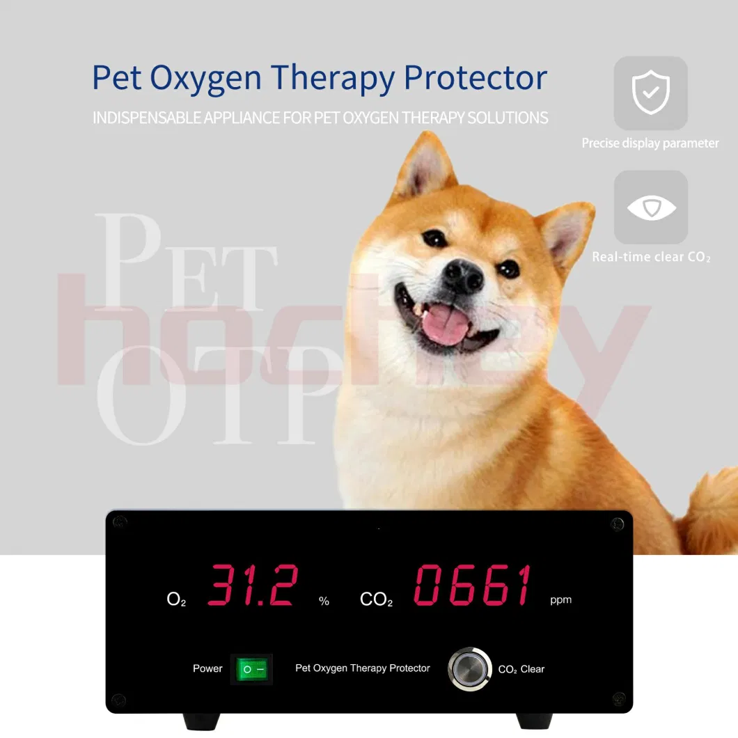 Mt Medical Pet Oxygen Therapy Protector for Kitten Puppy Oxygen Inhalation Box Accessory Use Pet Oxygen Therapy Monitor