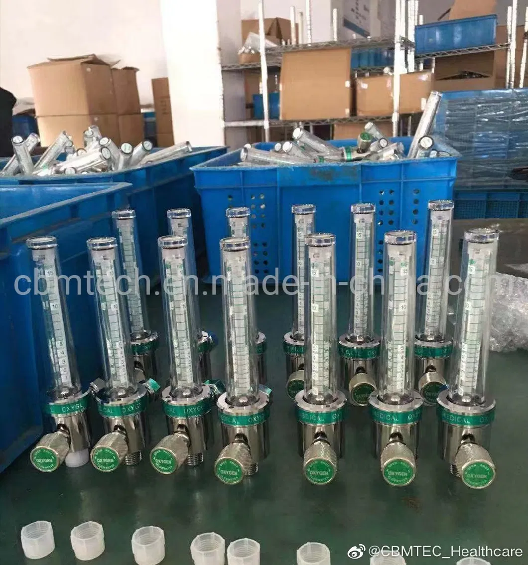 Tube-Type Single Oxygen Flowmeter for Medical Oxygen Breathing