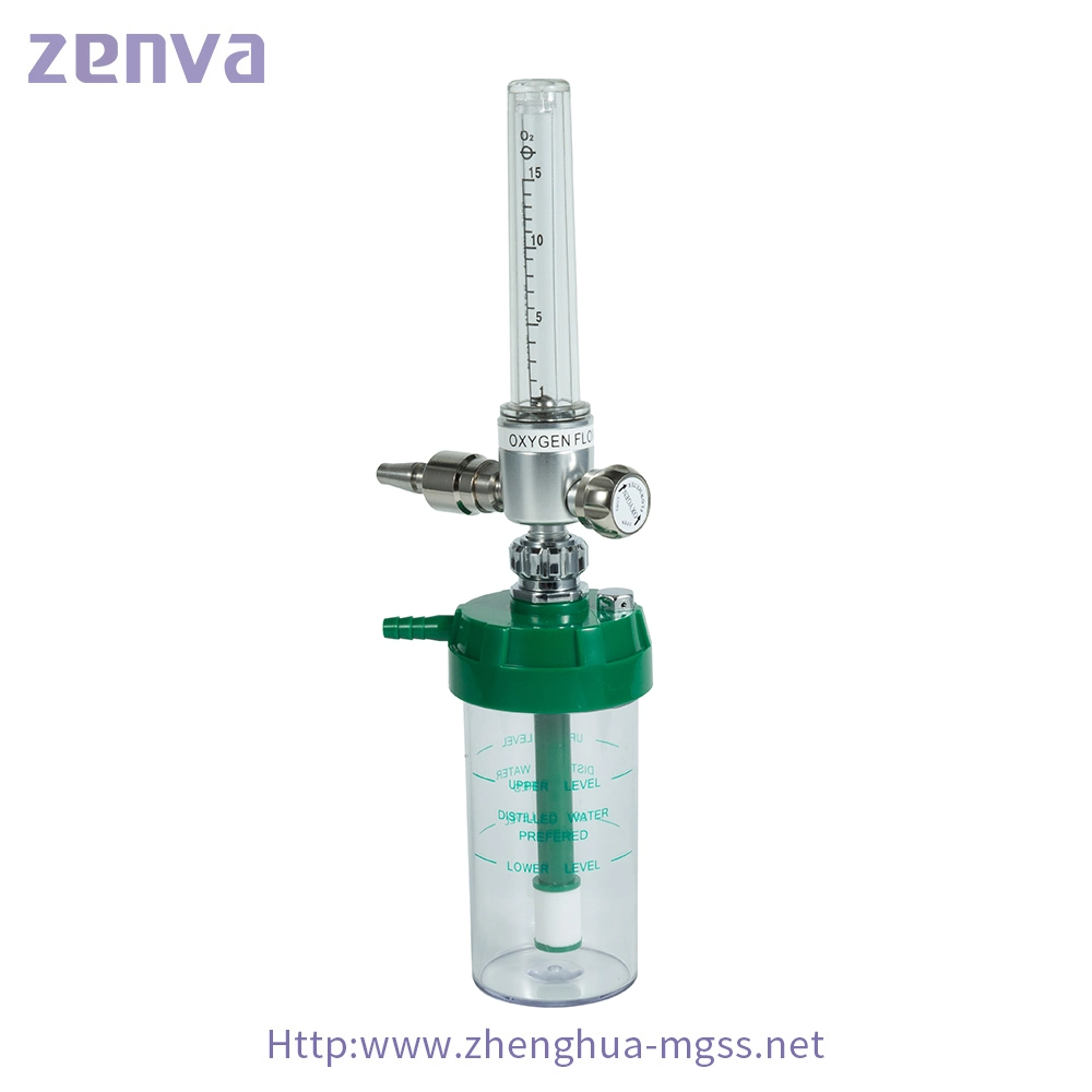 2021 High Quality Medical Oxygen Flowmeter with Humidifier Bottle