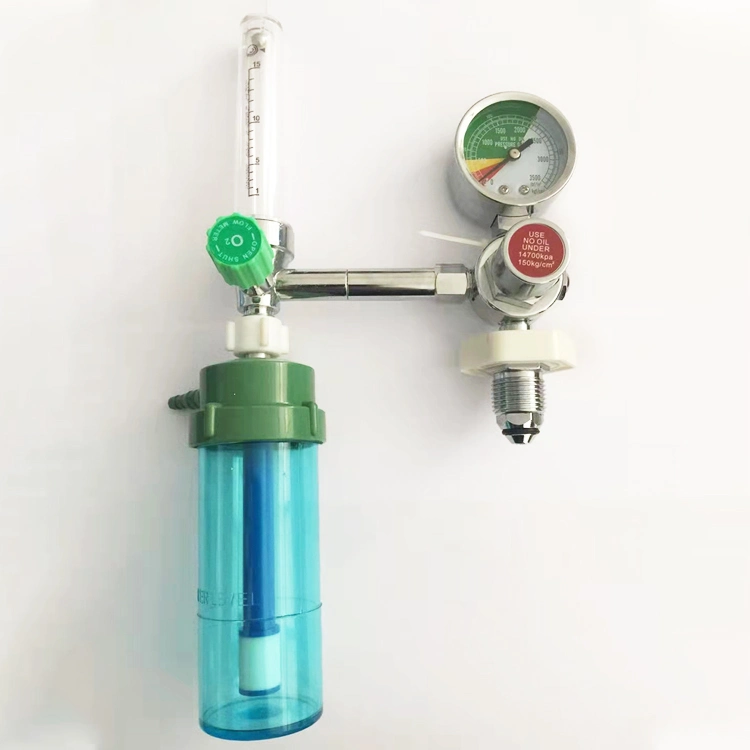 Professional Manufacturer Hospital Home Use Medical Oxygen Regulator Buoy Type Oxygen Inhaler Flowmeter