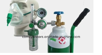 Hospital Aluminum Trolley Carts for Oxygen Cylinders