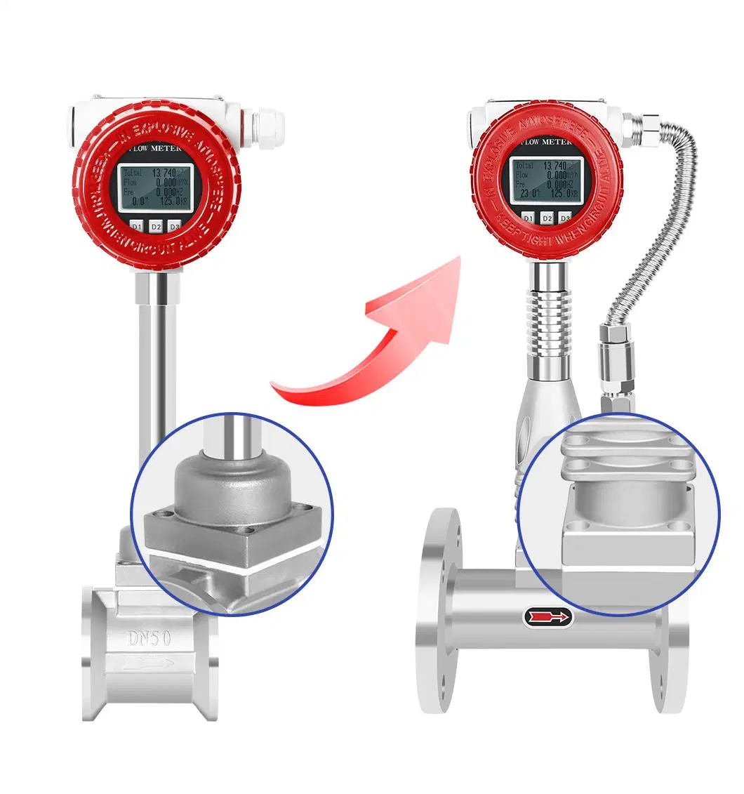 Industrial Other Test Instruments Steam Vortex Gas Flow Meter Price Flowmeter Manufacturer