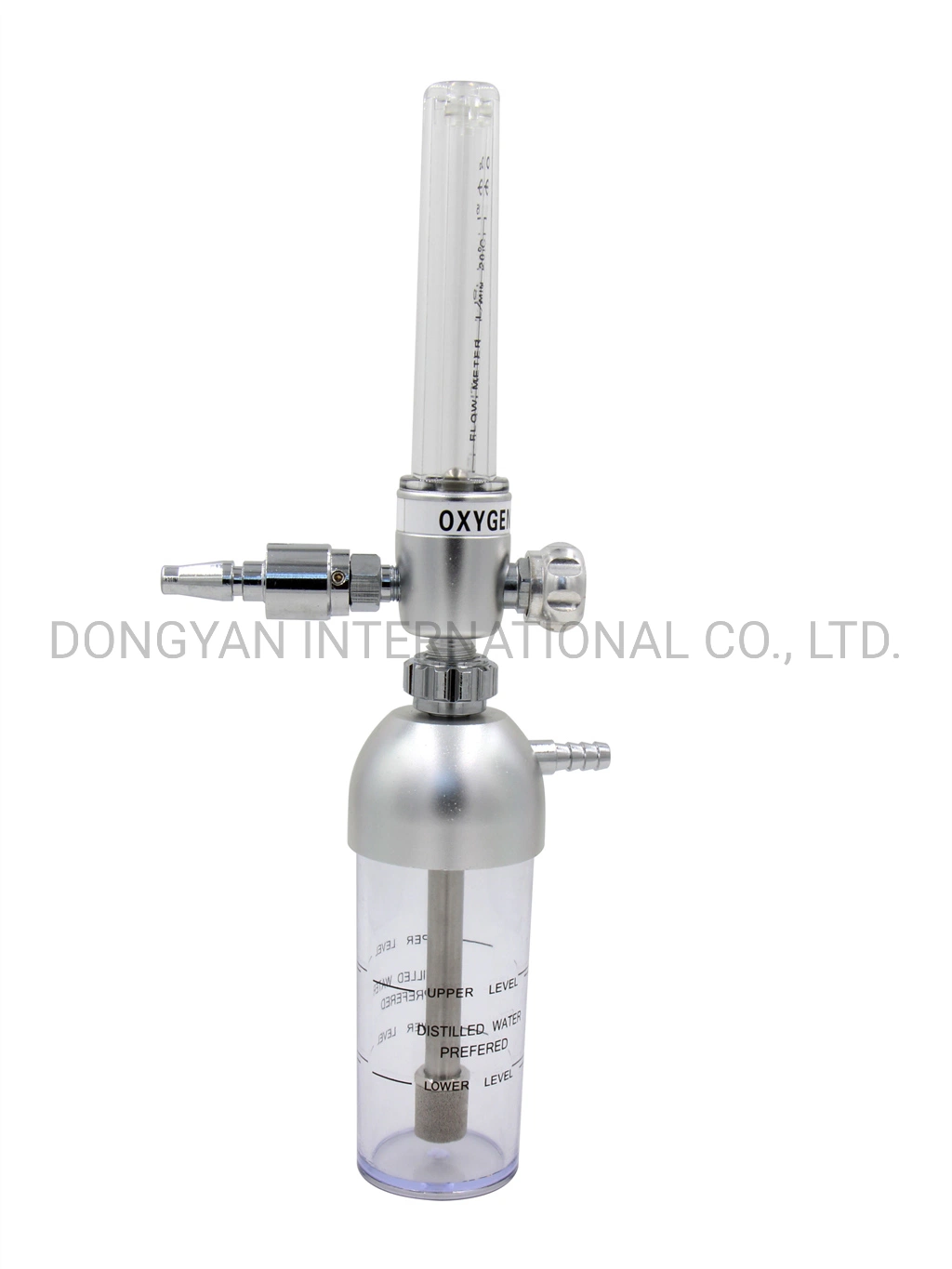 Oxygen Flowmeter with Humidifier Bottle