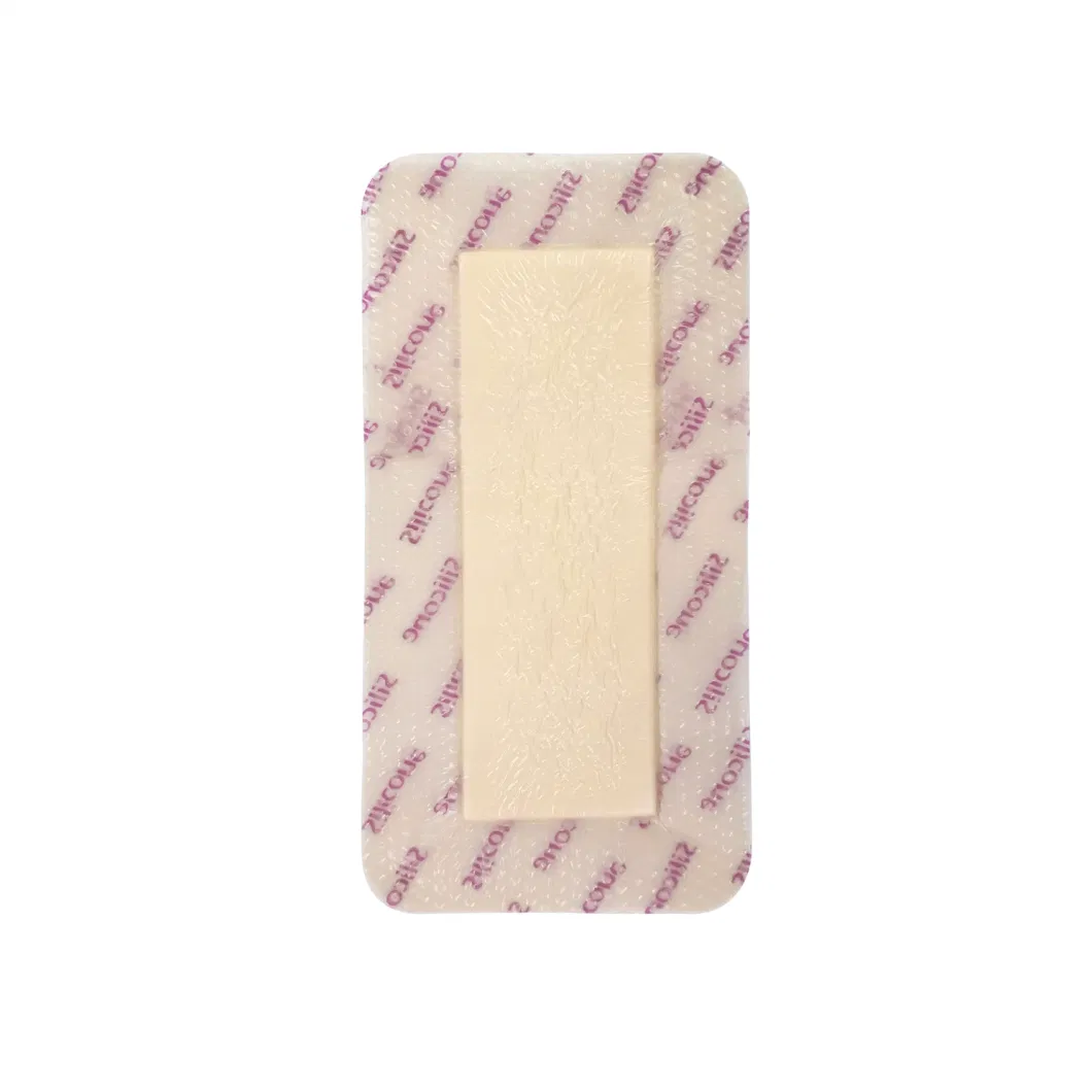 Hot Products Medical Supply Silicone Foam Dressing with Border for Bed Sores Pressure Ulcers