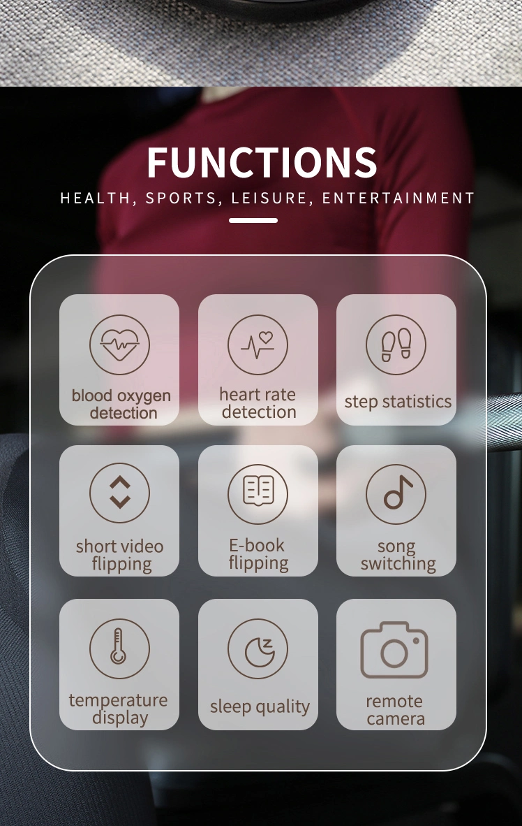 OEM Logo Wearable Smart Rings Health Monitor Heart Rate Blood Oxygen Electronics APP Control Rings