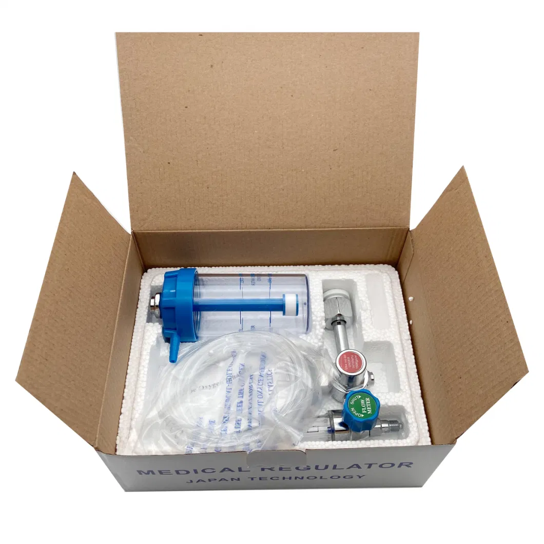 IN-K010 high quality medical oxygen-regulator oxygen regulator cylinder flowmeter with humidifier