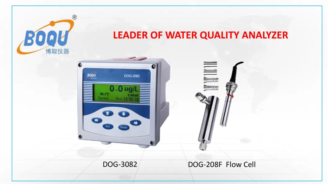 Boqu Dog-3082 Flow Cell Installation Measuring Boiler Feed Water/Power Plant/Swas/Steam and Water Analysis System Online Do Dissolved Oxygen Meter