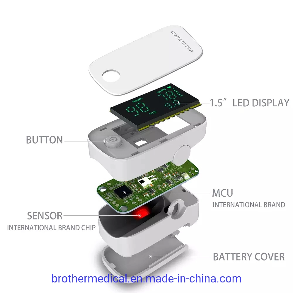 Good Price Pulse Fingertip Wrist Thermometer OLED Finger Oxygen Sensor Oximeter Watch Portable Monitor