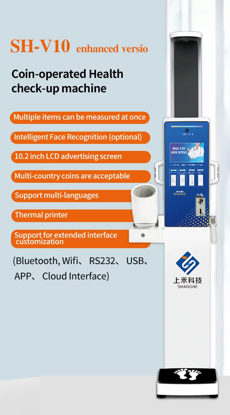 Height Weight Blood Oxygen Body Temperature and Blood Pressure Machine