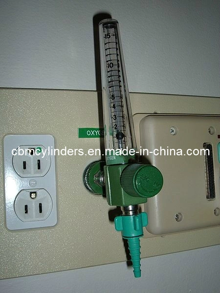 Tube-Type Single Oxygen Flowmeter for Medical Oxygen Breathing