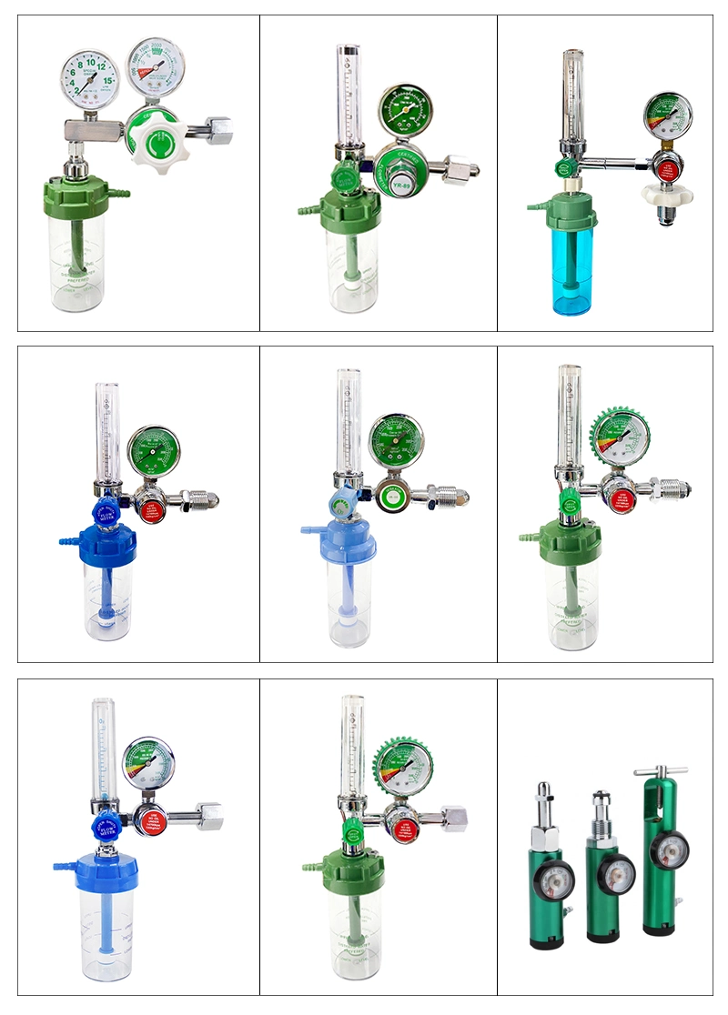 Export to Bangladesh Medical Oxygen Pressure Flow Meter Pcoc Oxygen Regulator