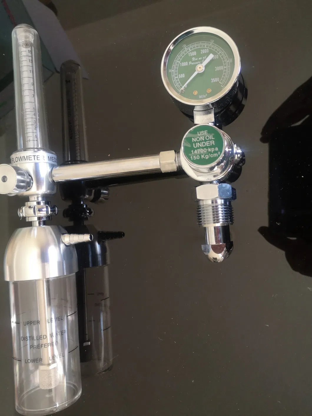 Lw-Flm-6 Oxygen Flowmeter with Regulator and Humidifier