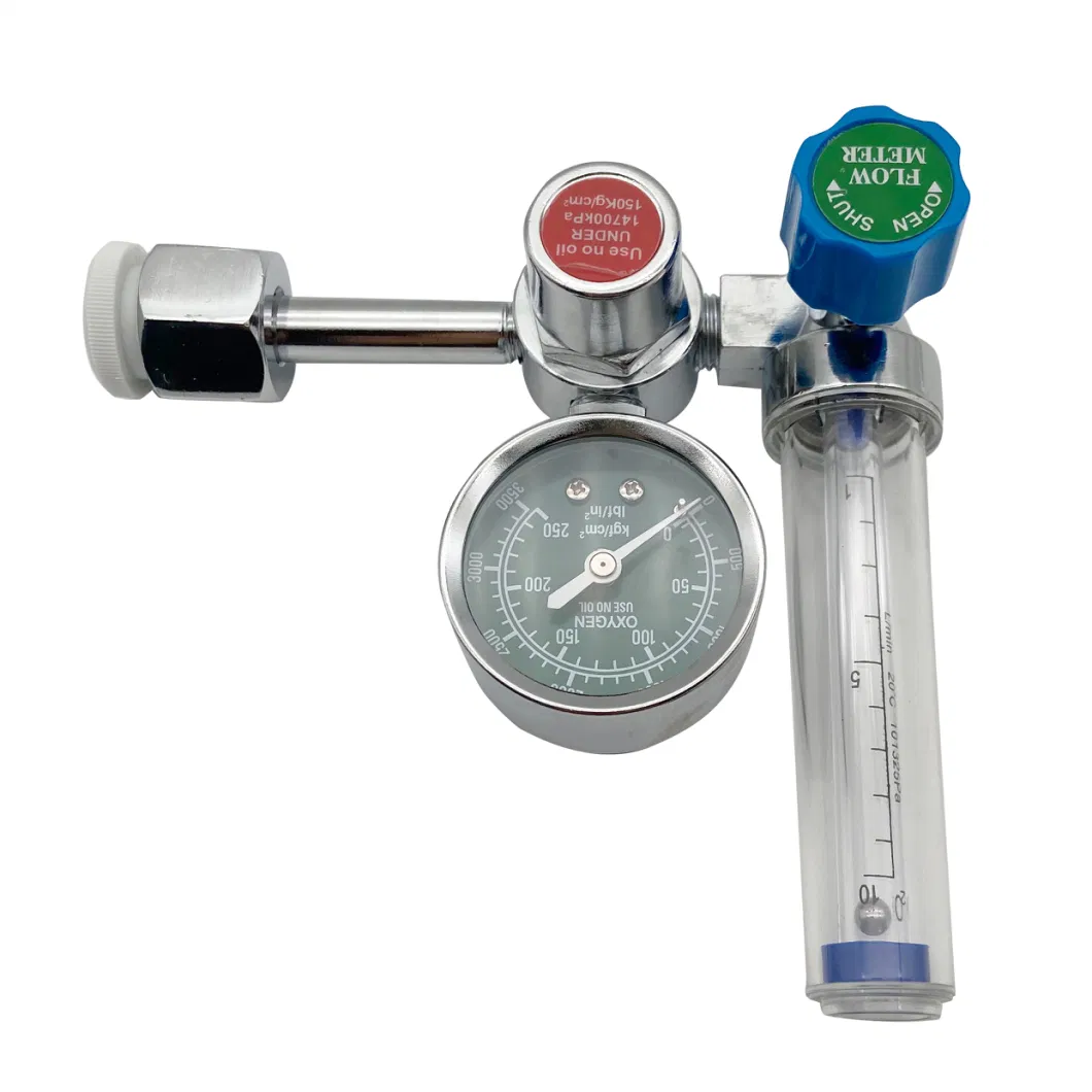 IN-K010 high quality medical oxygen-regulator oxygen regulator cylinder flowmeter with humidifier