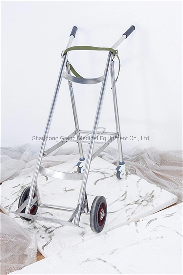 Manufacturer Price High Quality Oxygen Cylinder Cart Medical Gas Cylinder Cart for Hospital