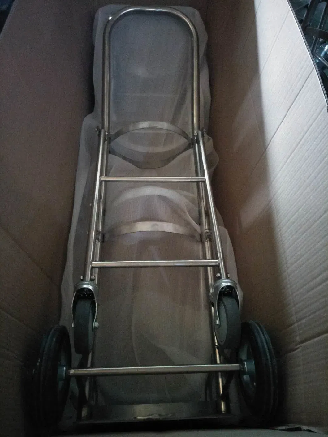 20L 40L Stainless Steel Oxygen Cylinder Tank Trolley for Gas Cylinder Hospital Furniture