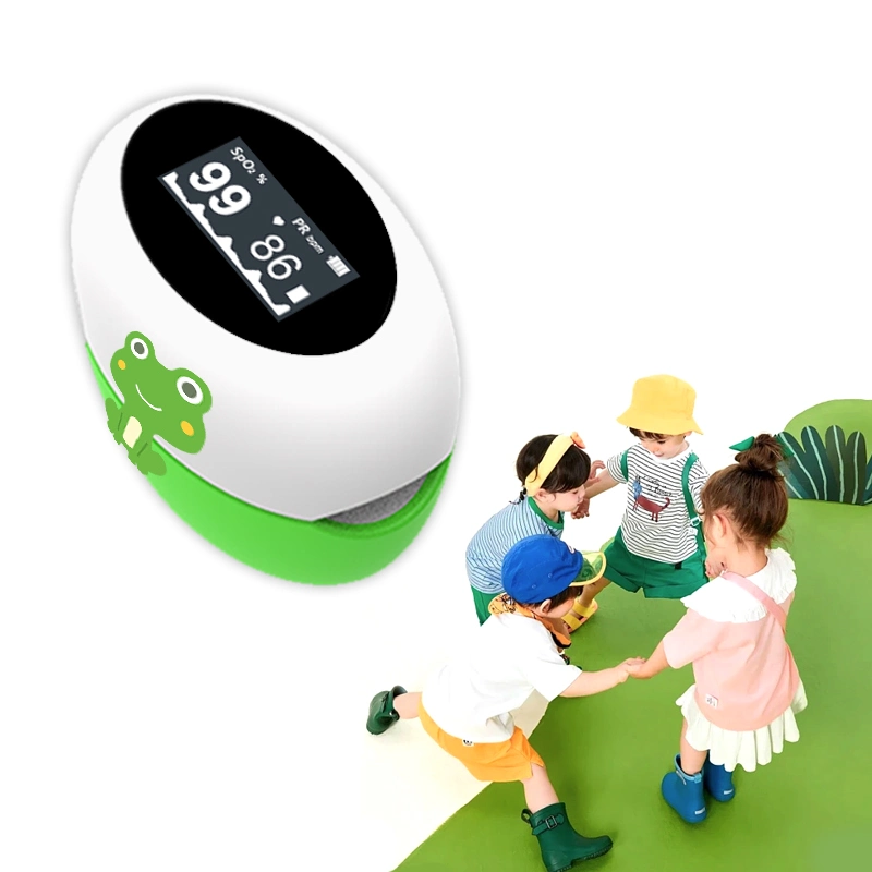 OLED Portable Medical Child Kids Neonatal Fingertip Pulse Oximeters Rechargeable Medical Equipment