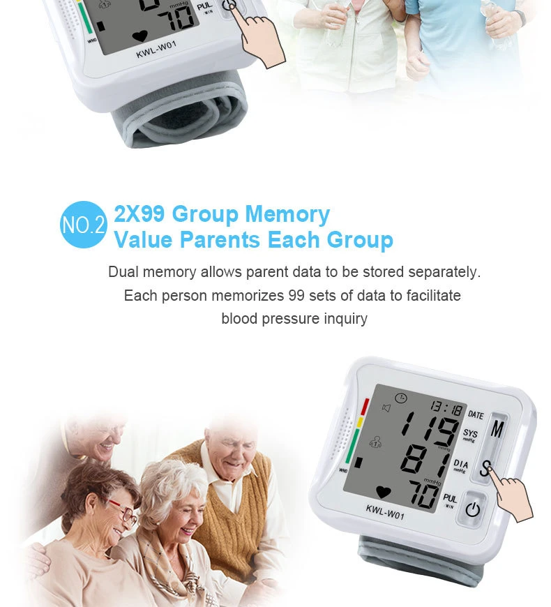 Oximeter Finger Bp Preessure Portable Monitor Digital Blood Pressure Meter