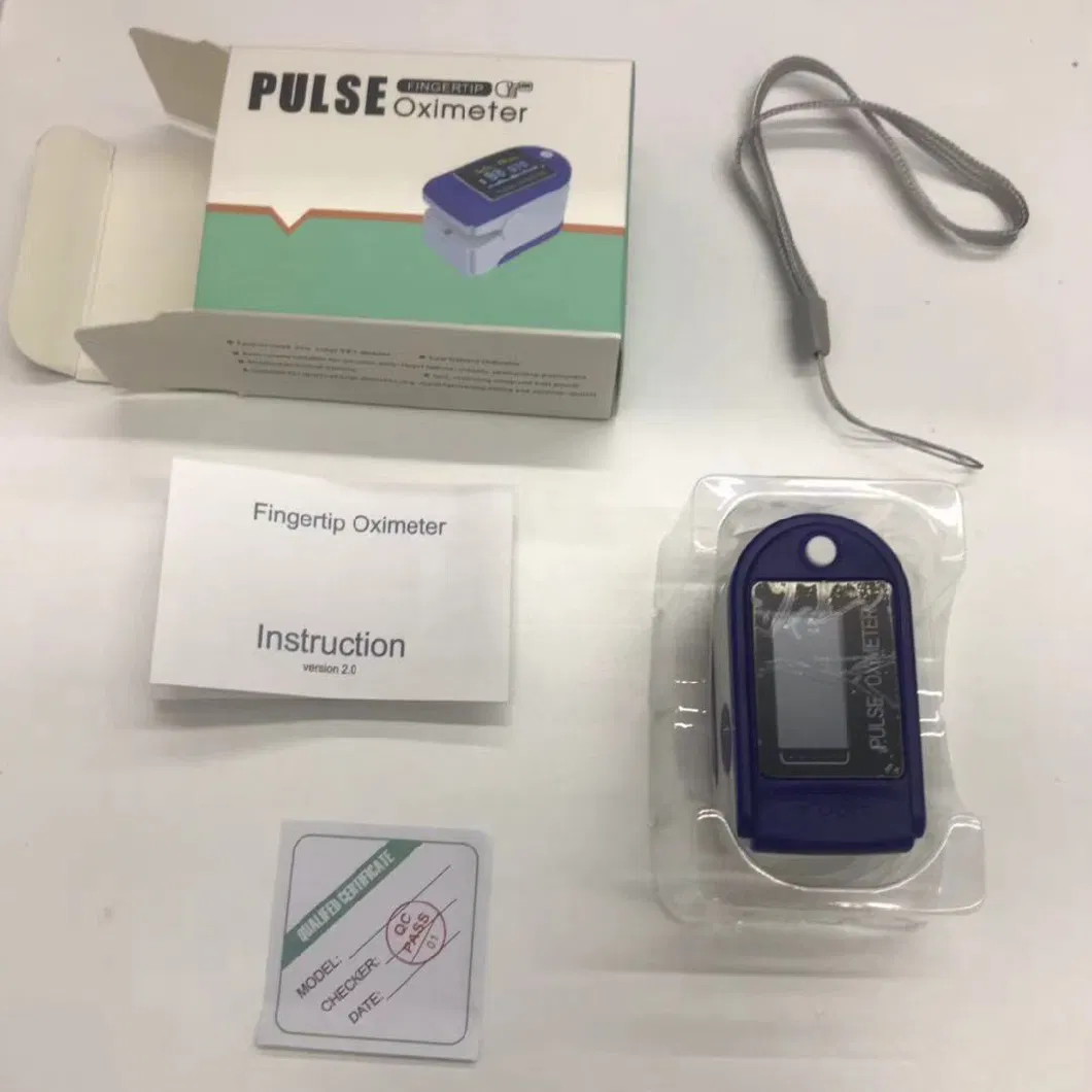 Fingertip Pulse Oximeter Manufacturer Hot Selling Finger Pulse Oximeter with CE FDA