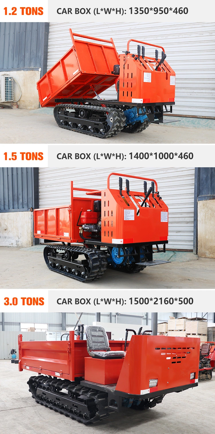 Euro III Vote Fob Customizable Agriculture Tractor Crawler Carrier with CE