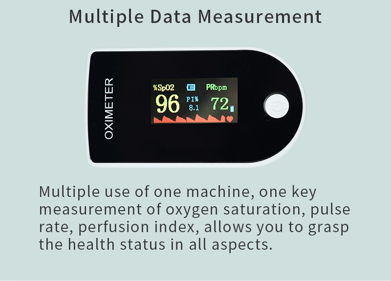 Pulse Oximeter Fingertip Saturation Oxygen Monitor Fingertip (SpO2) for Heart Rate Measurements