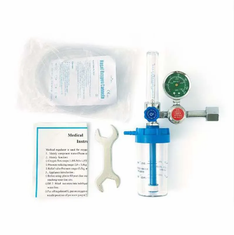 Float-Type Medical Oxygen Cylinder Regulator W/ Humidifier
