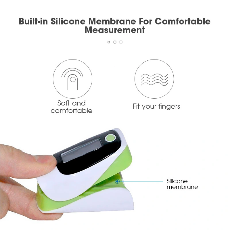 Hot Selling Pulse Oximeter Digital Fingertip Finger Type Monitor Oxygen Meter with CE FDA