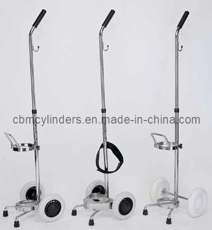 Portable Oxygen Cylinder Trolleys for Small Gas Cylinders