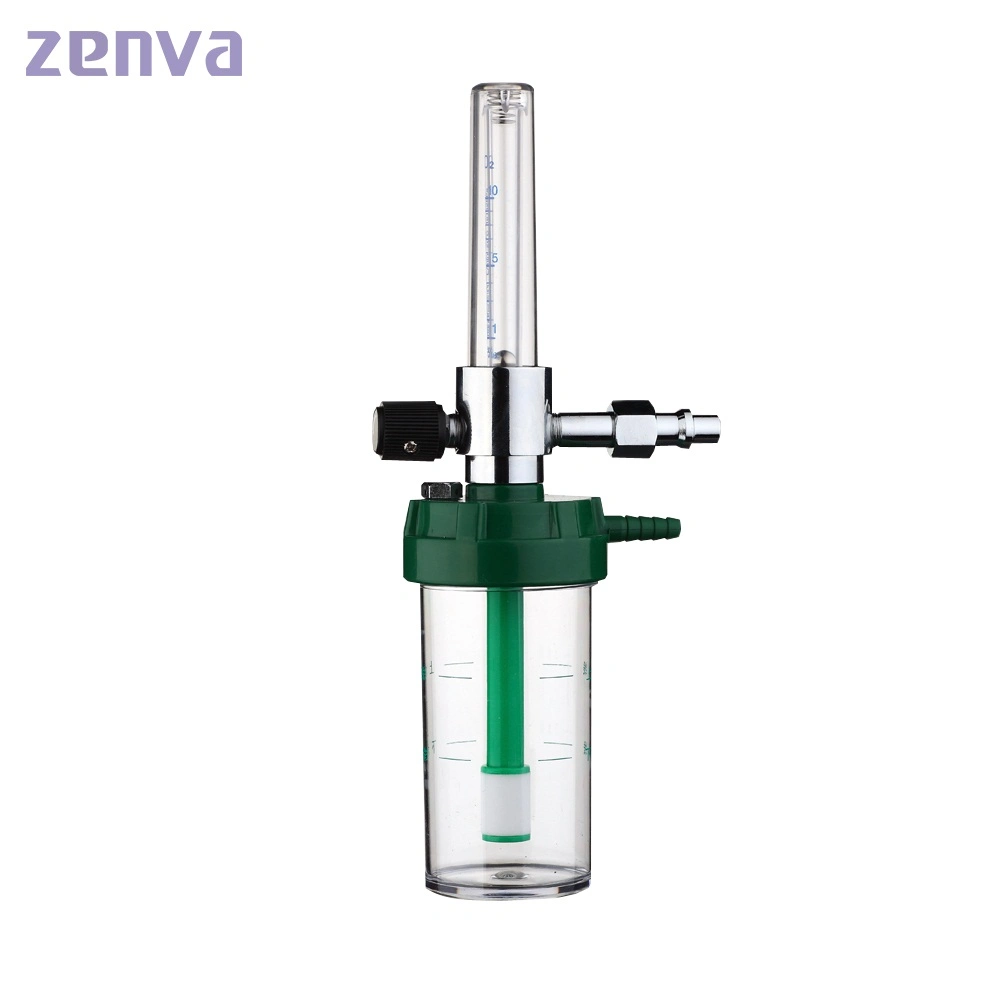 Flow Meter Hospital Oxygen Systems Wall Type Flow Meter with Humidifier Bottle