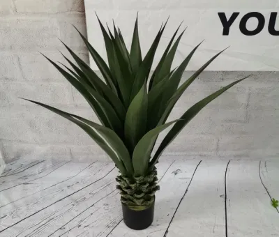 Artificial Potted Aloe Succulent Plants Green Plants Mini Bonsai Office Decoration