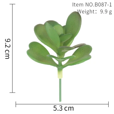 China Wholesale Small Size Artificial Plants Potted Succulents for Desk Decoration