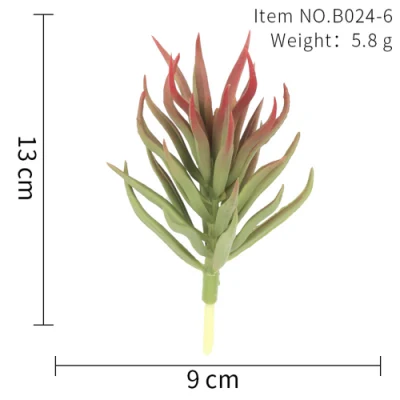 China Wholesale Small Size Artificial Plants Potted Succulents for Desk Decoration