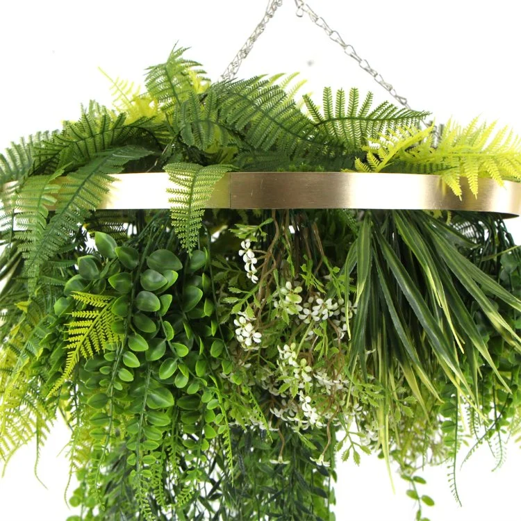 Factory Cheap Dia 50cm Artificial Hanging Plant Weeping Willow for Outdoor Ceiling Decoration