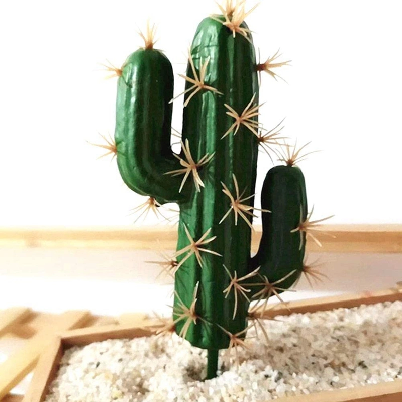 Artificial Cactus Plants Fake Succulent Plants Picks 4 PCS Cactus Plants Unpotted Indoor Home Decor