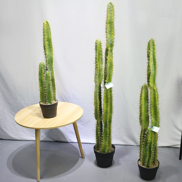 Perfect Quality High Cactus Column Bonsai Decoration Artificial Cactus Potted Plants