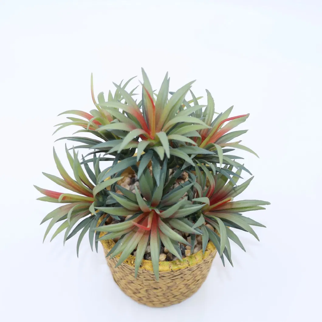 Mini Potted Garden Plant Bonsai Artificial Succulents for Office Home Decor