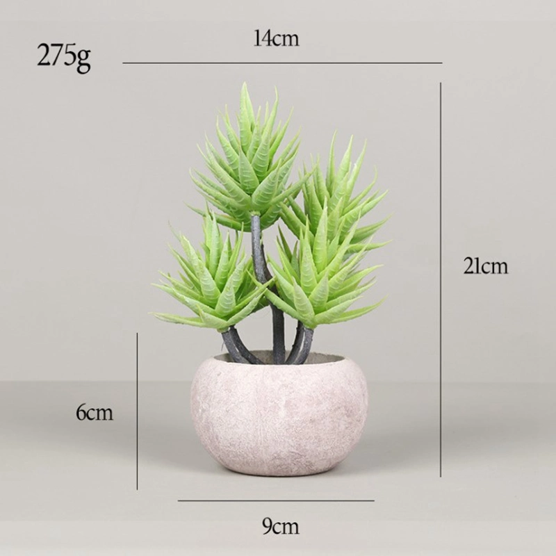 Mini Realistic Fake Succulent Plants with Pulp Pots