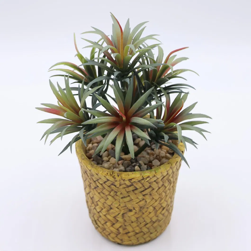 Mini Potted Garden Plant Bonsai Artificial Succulents for Office Home Decor