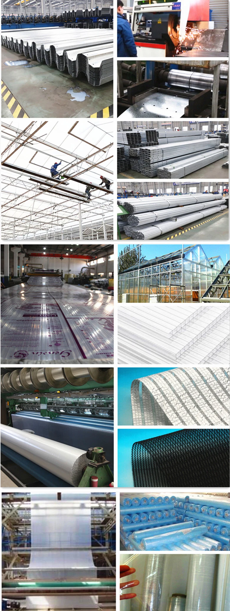 Mlow Cost Customized UV Treated Plastic Film Greenhouse for Planting Vegetables/Medical /Succulents/Meaty Flowers