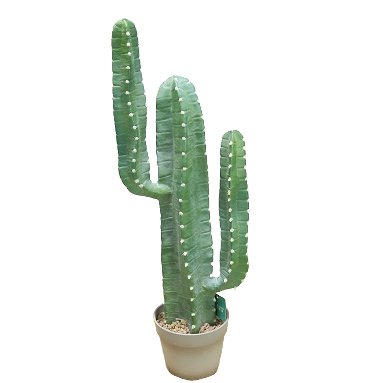 Faux House Decoration Artificial Cactus Column Plants Bonsai Artificial Green Cactus Indoor Decortaion